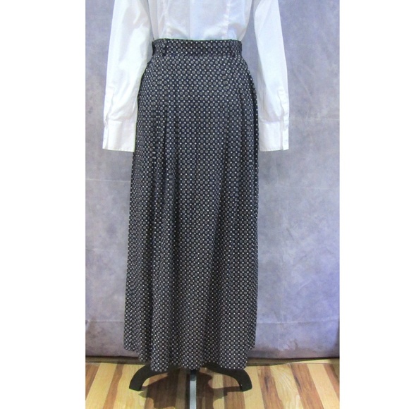 Vintage Talbots Long Modest Print Skirt Size 6 - Picture 2 of 4